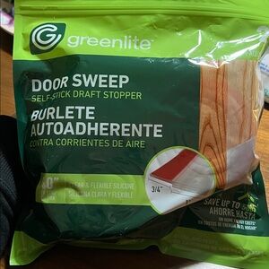 Greenlite 2 pack Door Sweep Draft Stopper NEW 40” strips